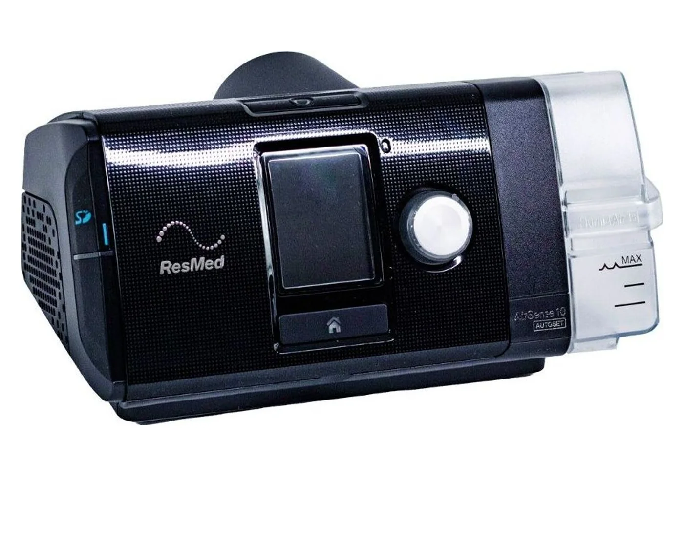 Equipo CPAP, ángulo 1 de 4: el equipo