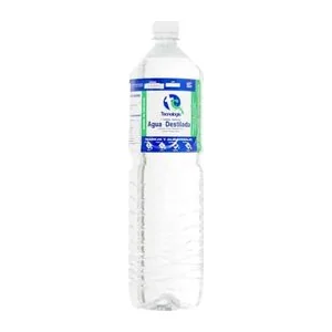 Botella de agua destilada de 1 litro
