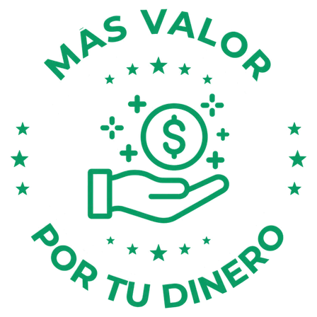 Más valor por tu dinero